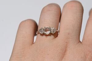 alternative raw diamond engagement rings, raw crystal size 4 5 6 7 8 8 9 10 11